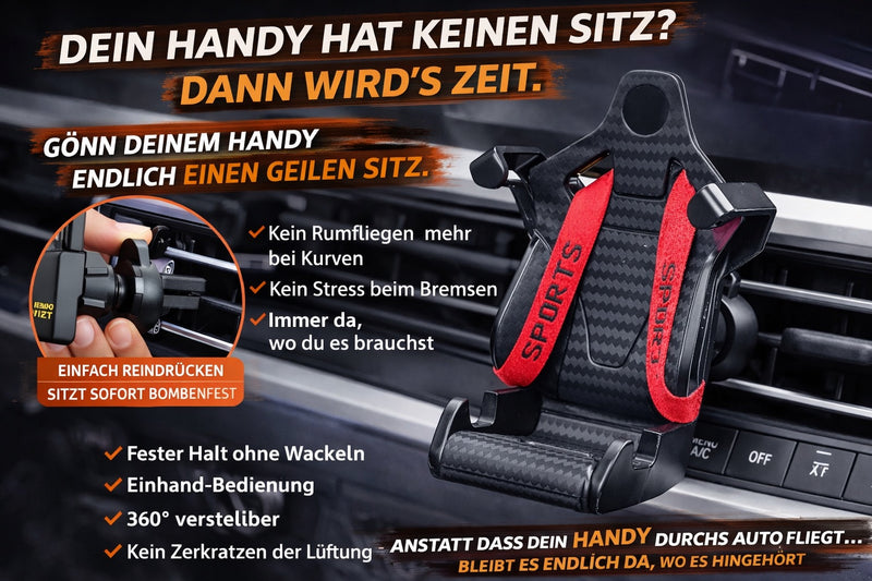 Handyhalter – Bombenfester Halt im Auto